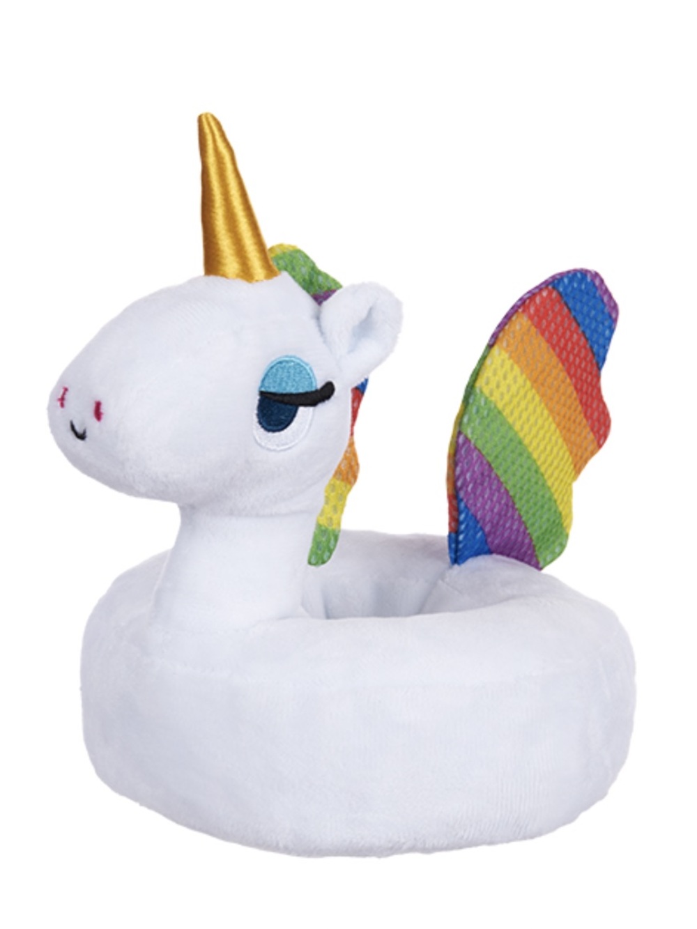 Bark ‘Tina The Tubular Unicorn’ White Unicorn Plush Dog Toy